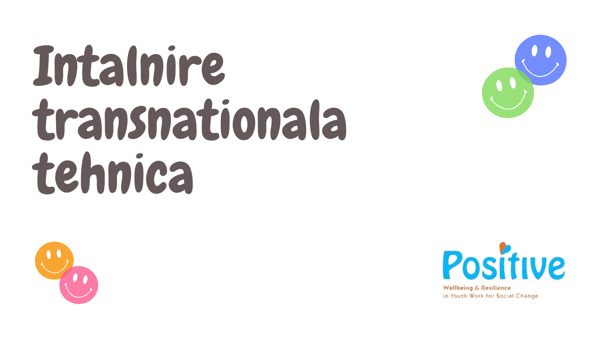 poster about the positive project
